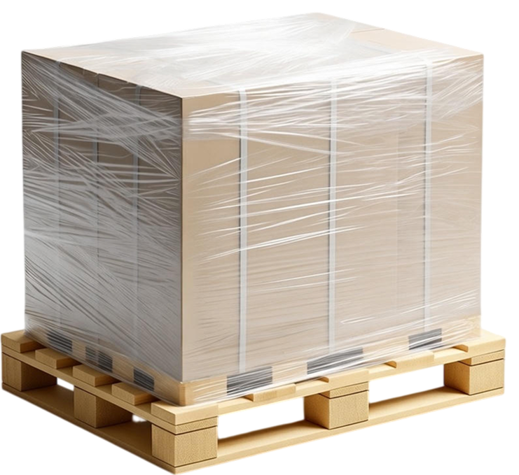 Упаковка мини АЗС в стрейч пленку