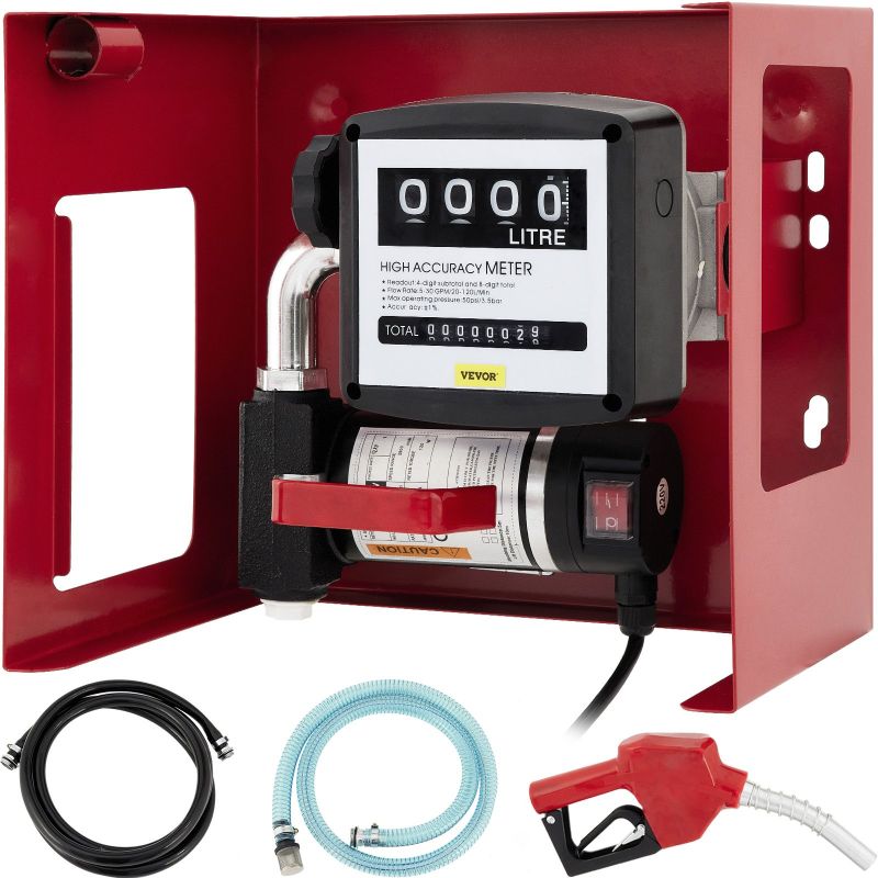 Комплект заправочный для ДТ 220V на мет платформе ACFD60E: насос 60 л/м ACTP60, счетчик мех FM120