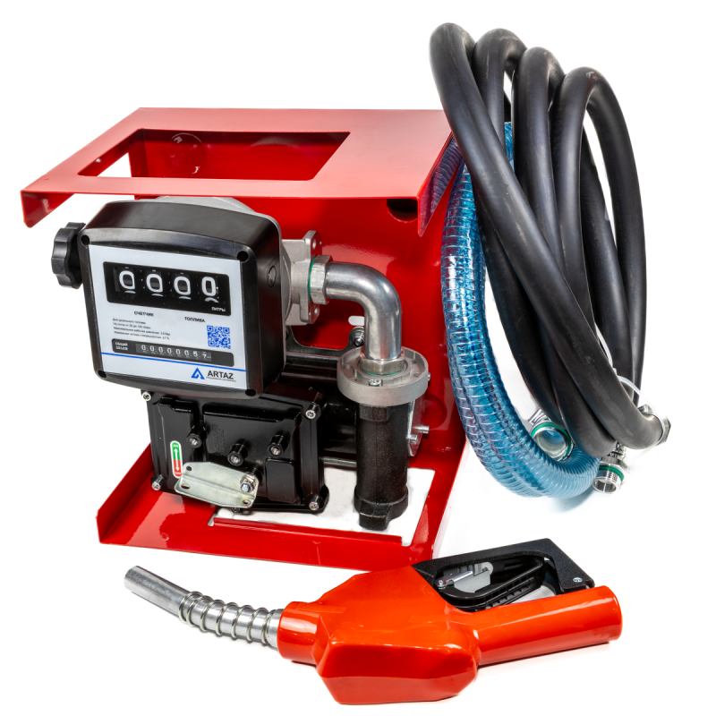 Насос для бензина 220v с мех. счетчиком (насос aceX50, счетчик FM-120, пистолет, шланг) ACEX60-K