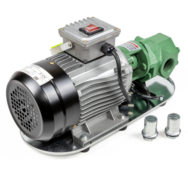 Насос шестеренчатый для невязких масел и ДТ 220В до 75 л/м 1"F НШ-4.5/30-М 0.75 кВт, WCB-75