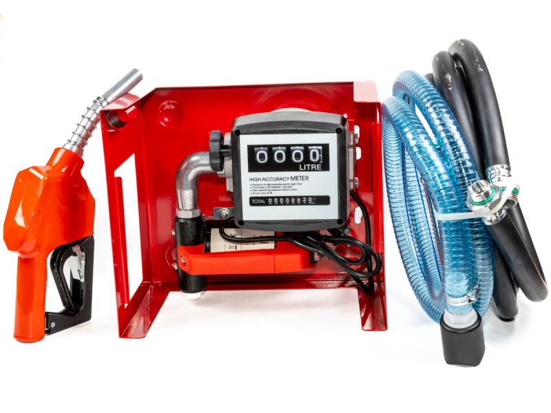 Комплект заправочный для ДТ 220V на мет платформе ACFD60E: насос 60 л/м ACTP60, счетчик мех FM120