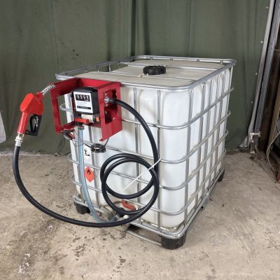 Мини АЗС для ДТ 12 вольт 40 л/мин, ручной пистолет, Эконом