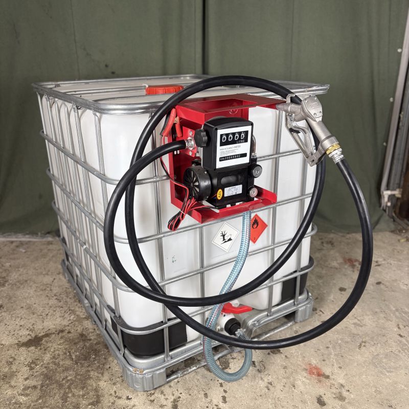 Мини АЗС для ДТ 12 вольт 60 л/мин, ручной пистолет, Базовая