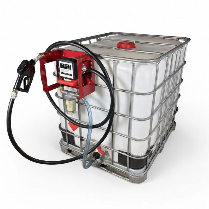 Мини АЗС для ДТ 220 вольт 40 л/мин, ручной пистолет, Эконом