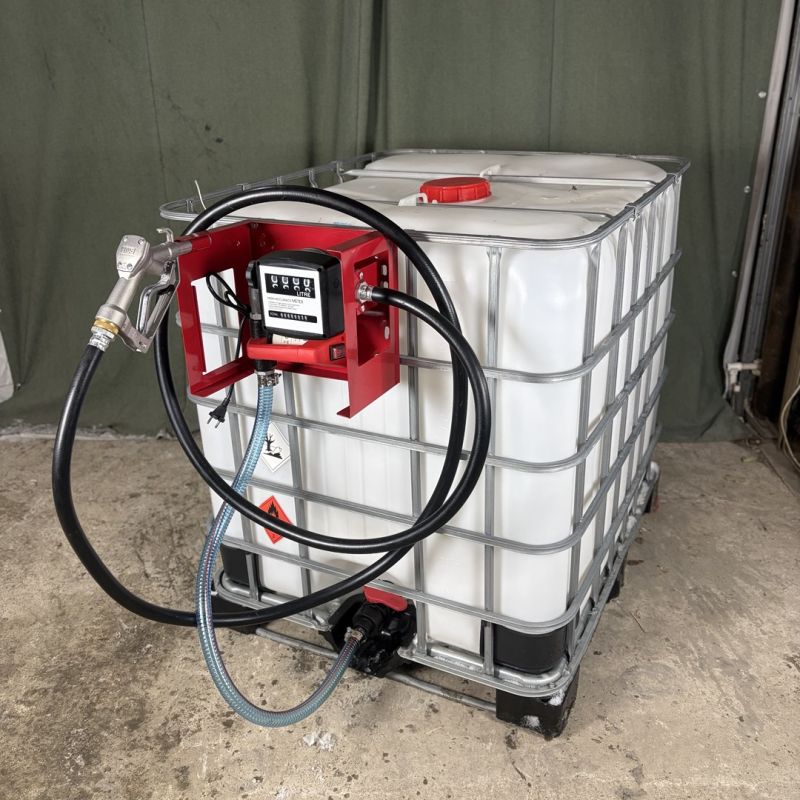 Мини АЗС для ДТ 220 вольт 40 л/мин, ручной пистолет, Эконом