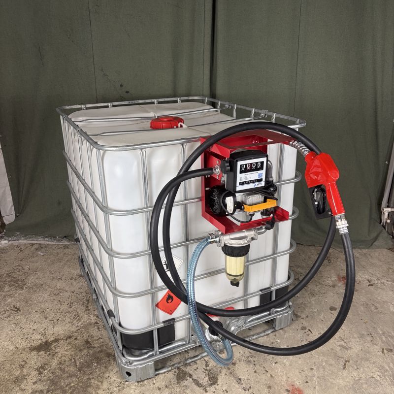 Мини АЗС для ДТ 220 вольт 60 л/мин, ручной пистолет, Базовая