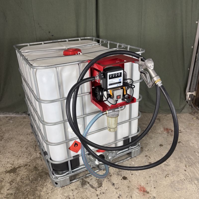 Мини АЗС для ДТ 220 вольт 60 л/мин, ручной пистолет, Базовая