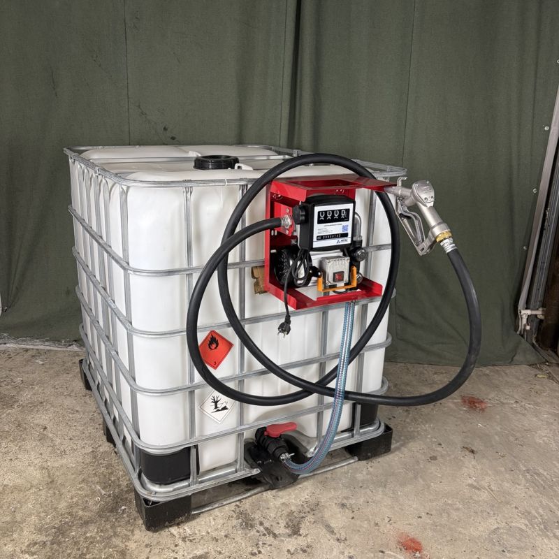 Мини АЗС для ДТ 220 вольт 60 л/мин, ручной пистолет, Базовая