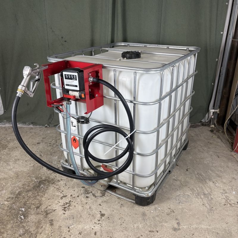 Мини АЗС для ДТ 24 вольт 40 л/мин, ручной пистолет, Эконом