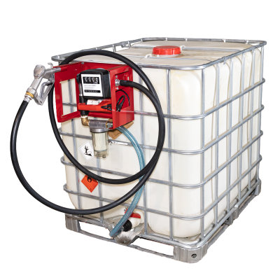 Мини АЗС для ДТ 24 вольт 40 л/мин, ручной пистолет, Эконом