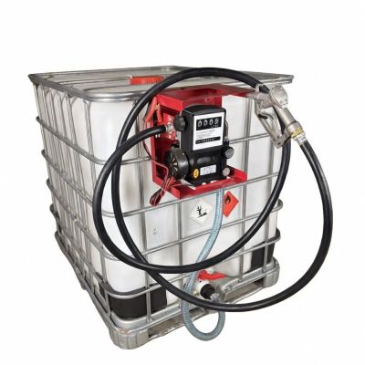 Мини АЗС для ДТ 24 вольт 60 л/мин, ручной пистолет, Базовая