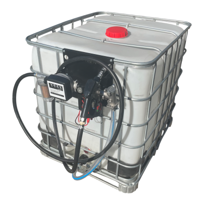 Мини АЗС для ДТ 220 вольт 40 л/мин, ручной пистолет, с фильтром, серия Евро