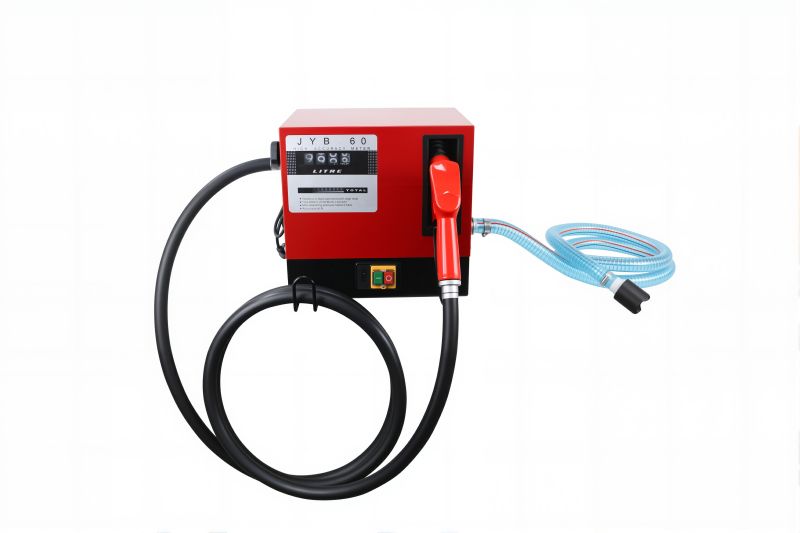 Насос со счетчиком топливораздаточная колонка 220В 60 л/м, шланги, авт. пистолет, ACFD60A